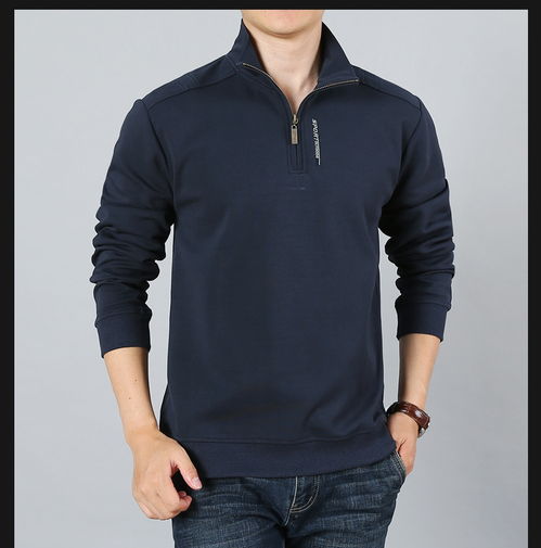 吉普盾秋冬新款 男士寬松半開領(lǐng)衛(wèi)衣，時(shí)尚與舒適的雙重之選